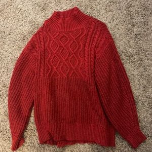 Red sweater